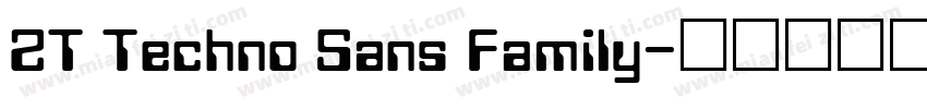 ZT Techno Sans Family字体转换
